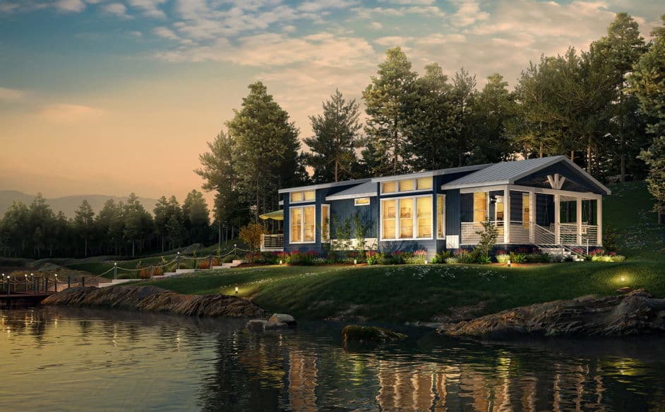 Falcon l40ep8 elevation and exterior home features