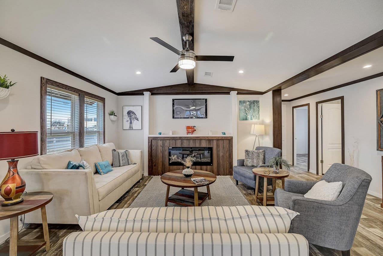 The saint interior home features