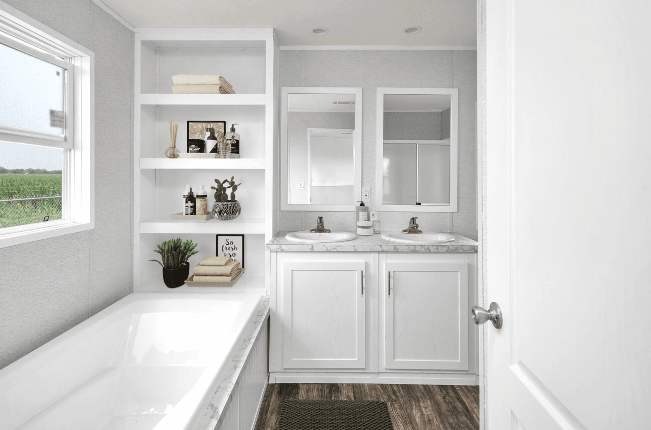 The cypress  home features