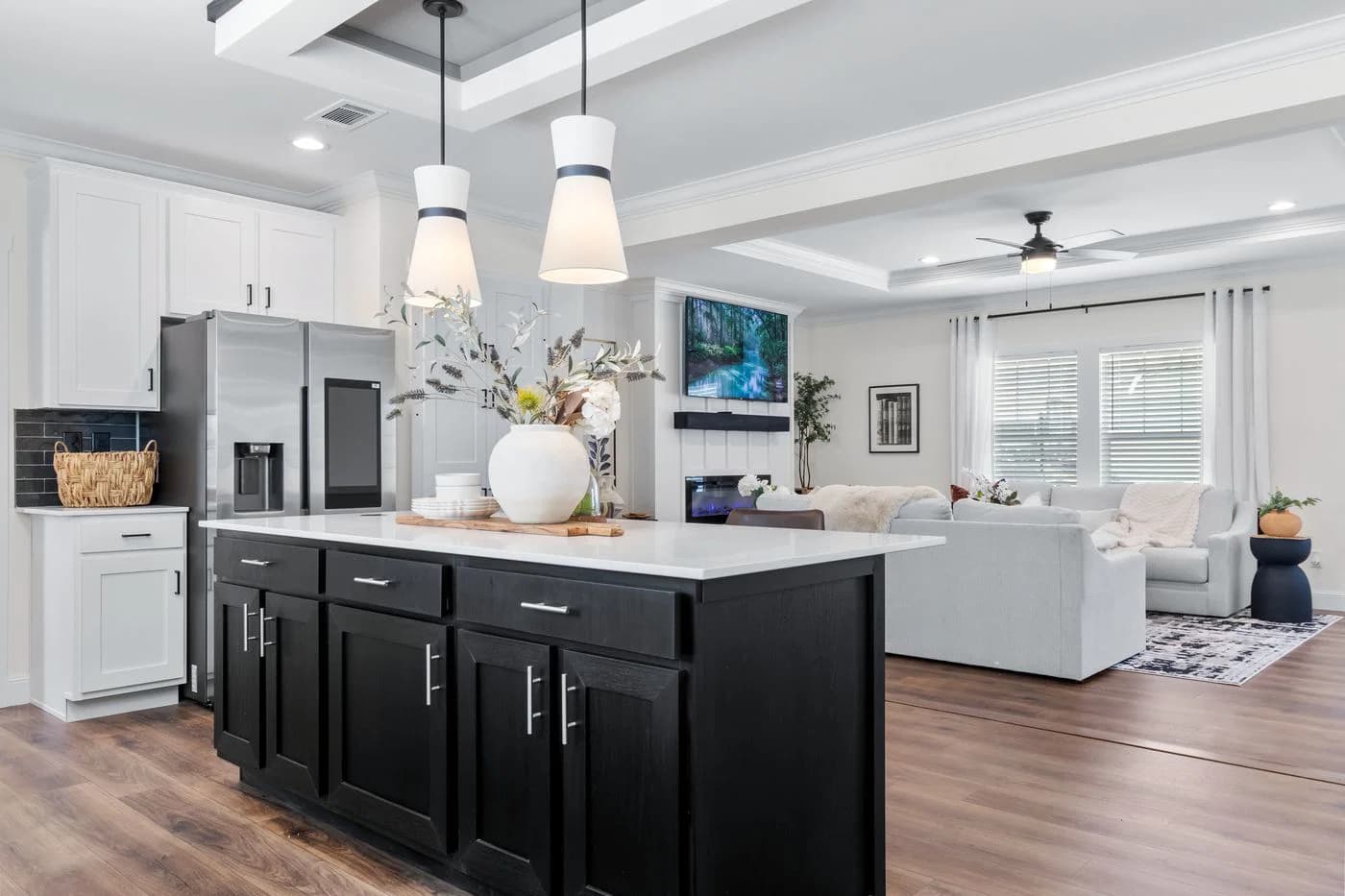 The iron peak kitchen home features