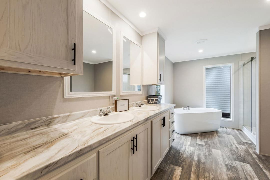 The magazine bathroom home features