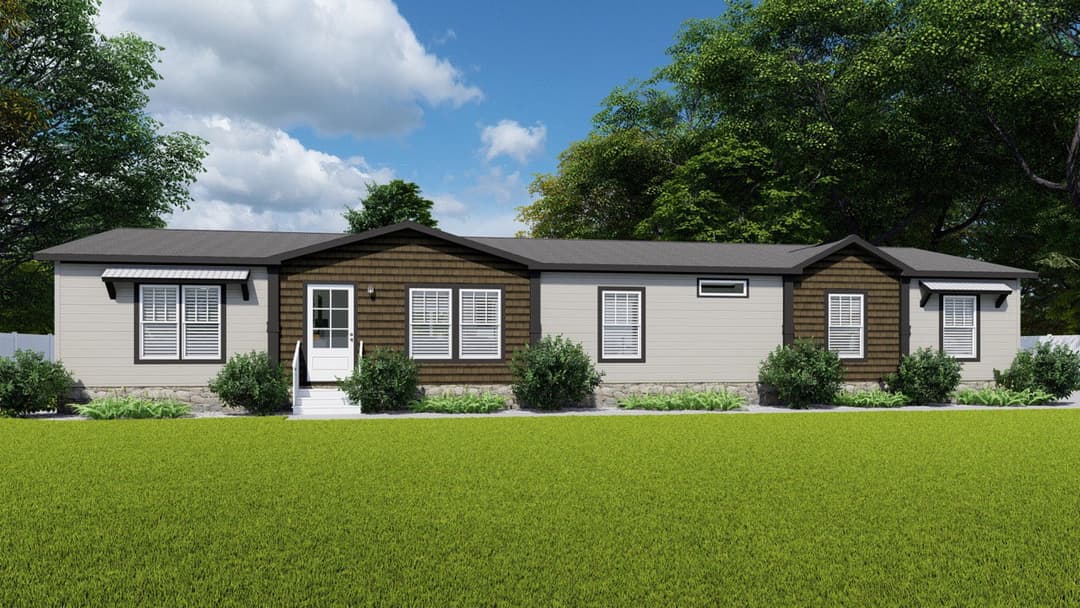 The louis hero, elevation, and exterior home features