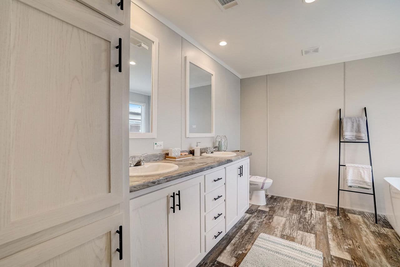 The saint bathroom home features