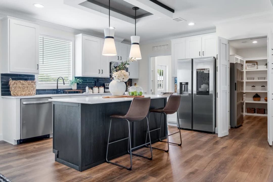 The iron peak kitchen home features