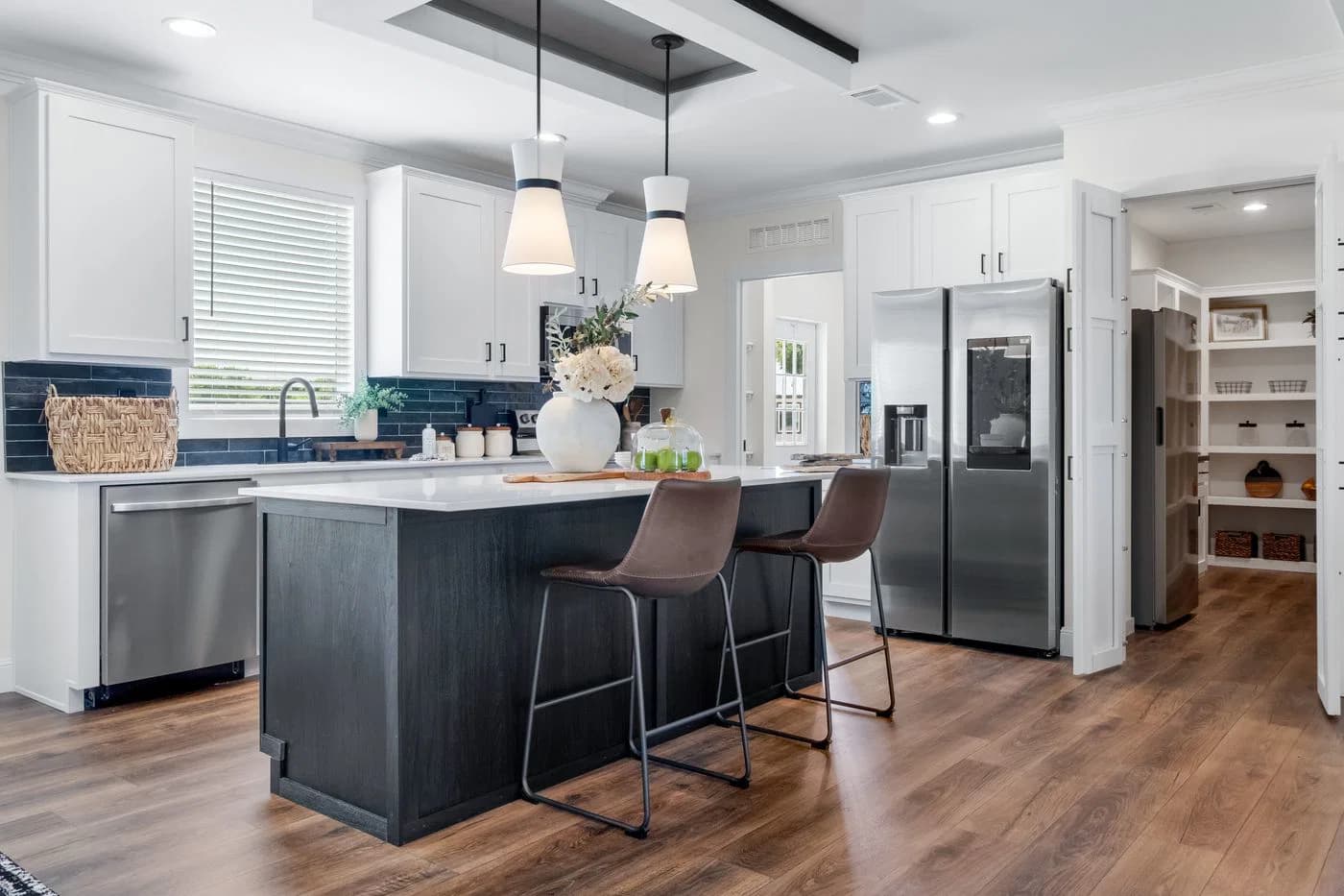 The iron peak kitchen home features