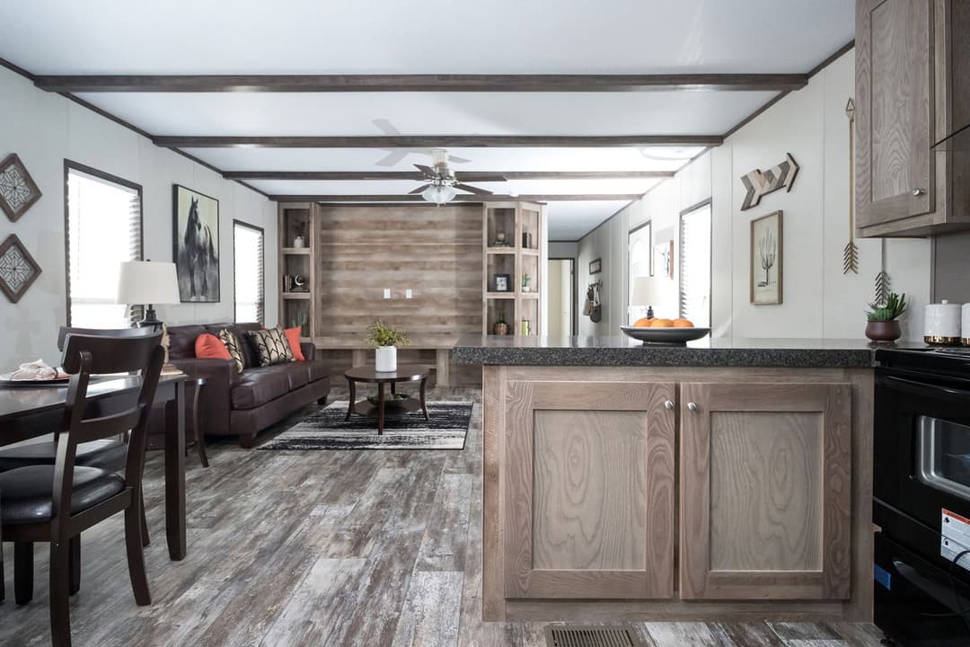 The patton interior home features