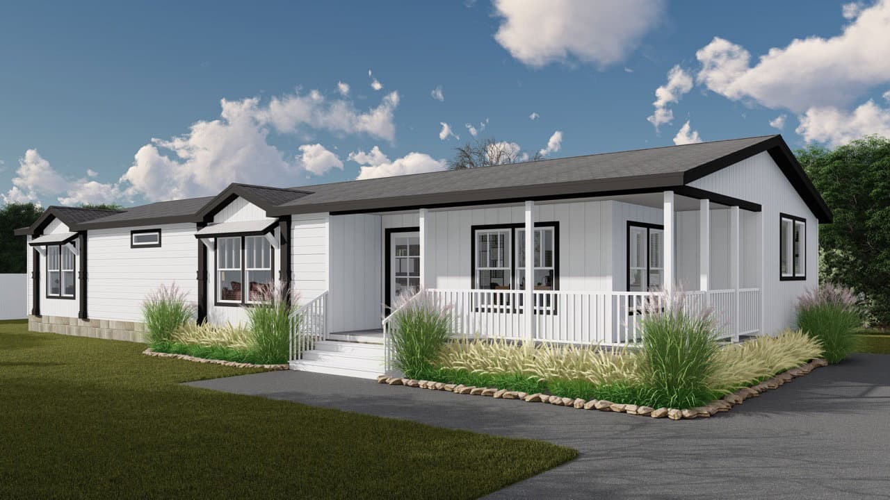 The sedona hero, elevation, and exterior home features