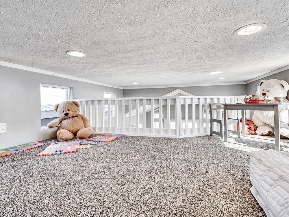 The copperwood interior home features