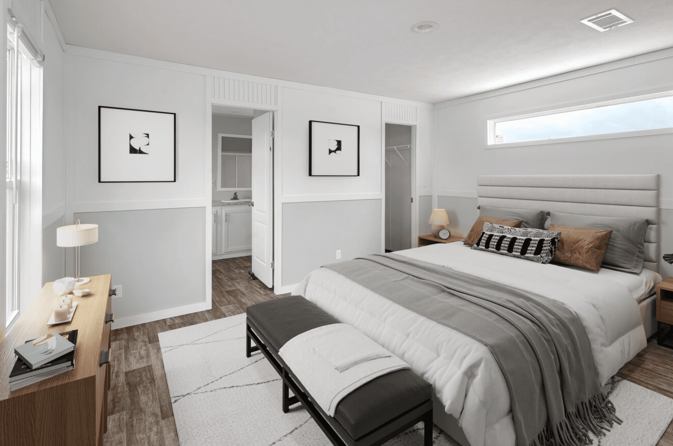 The cypress  home features