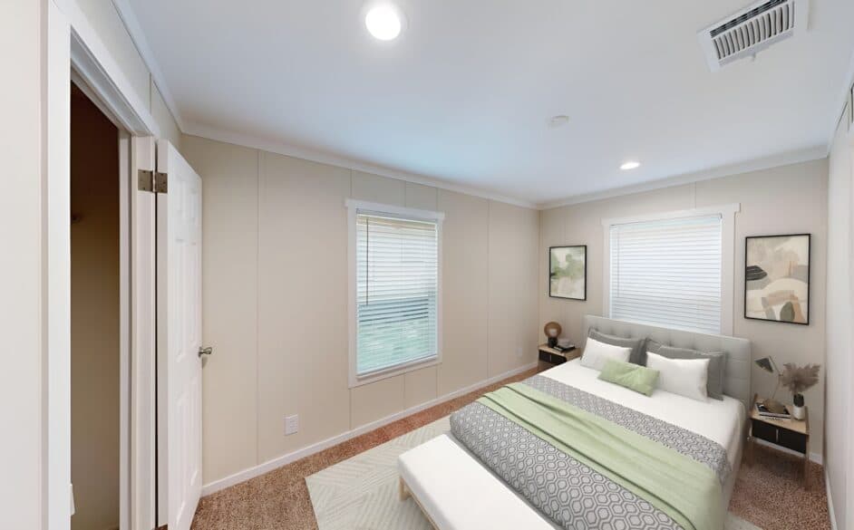 Hacienda p60s bedroom home features