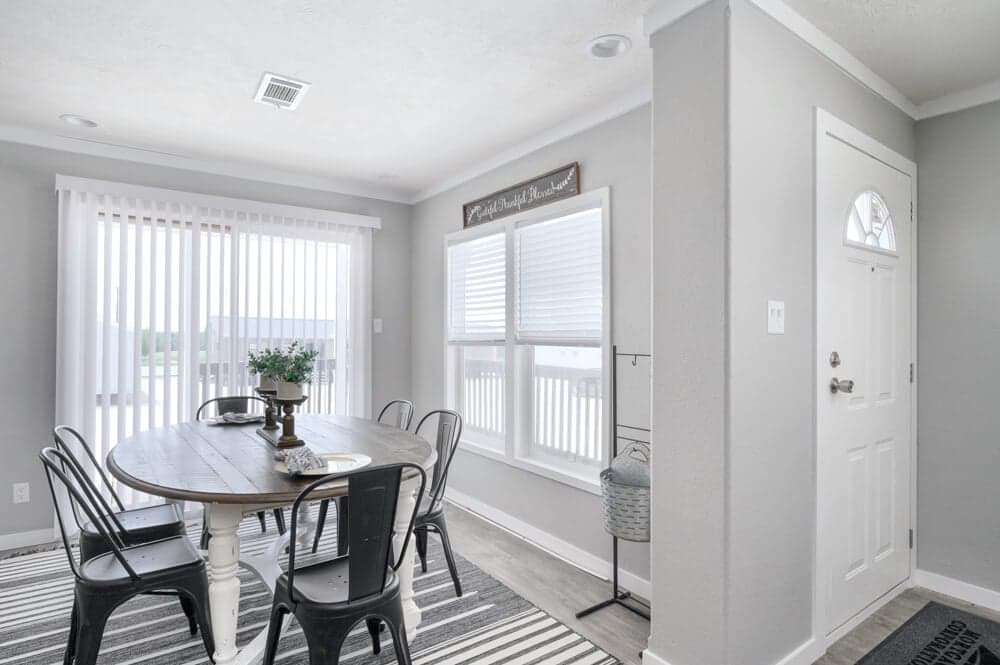 The charleston interior home features