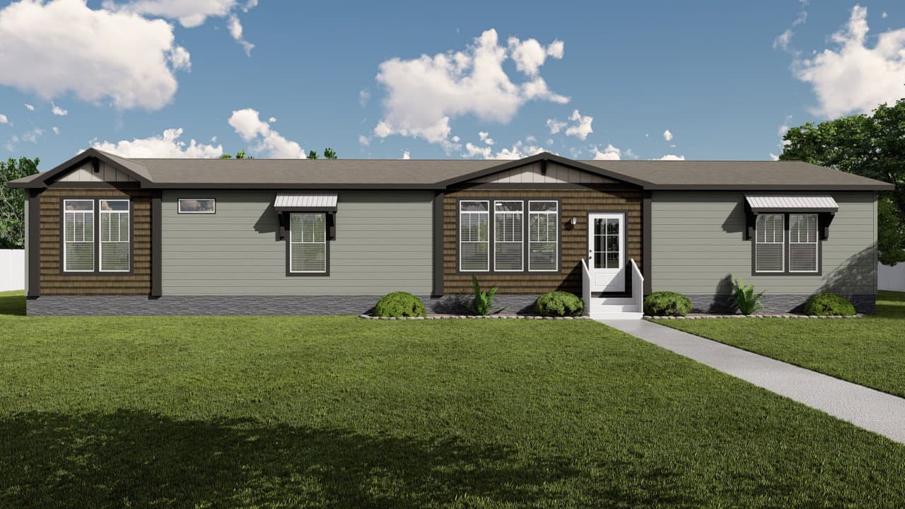 The oceanside hero, elevation, and exterior home features