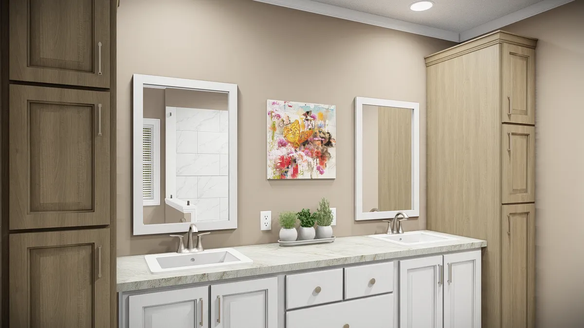 The bandon bathroom home features