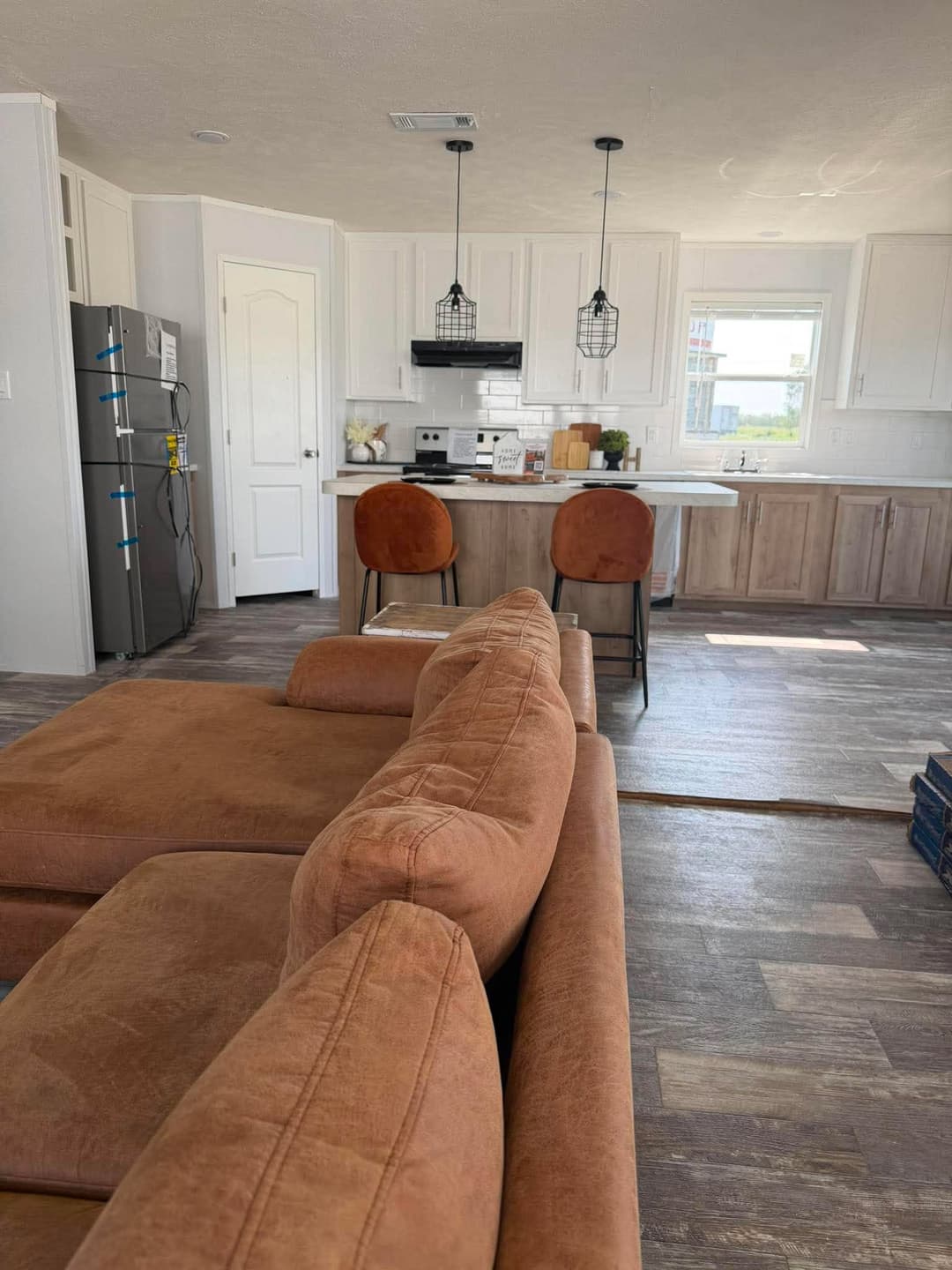 The verde ranch kitchen home features