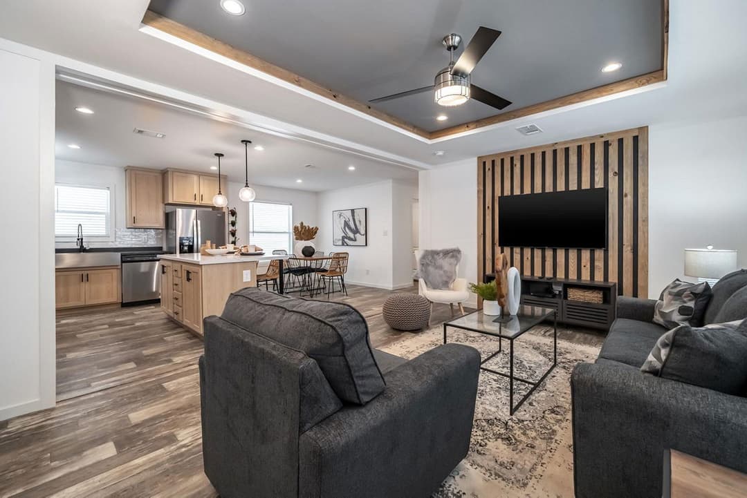 The pelican interior home features