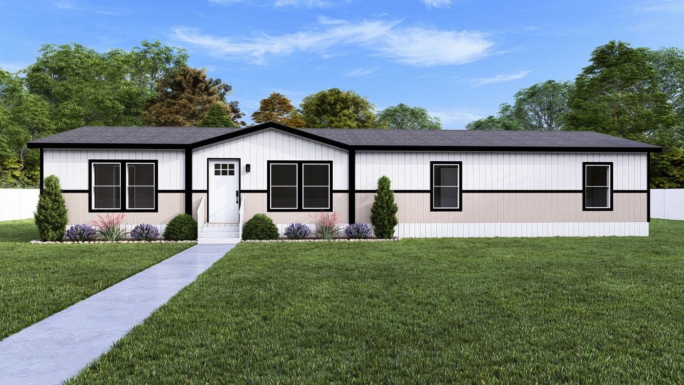 Crockett elevation and exterior home features