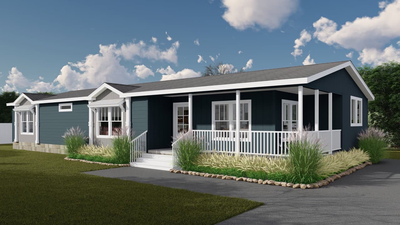 The sedona hero, elevation, and exterior home features