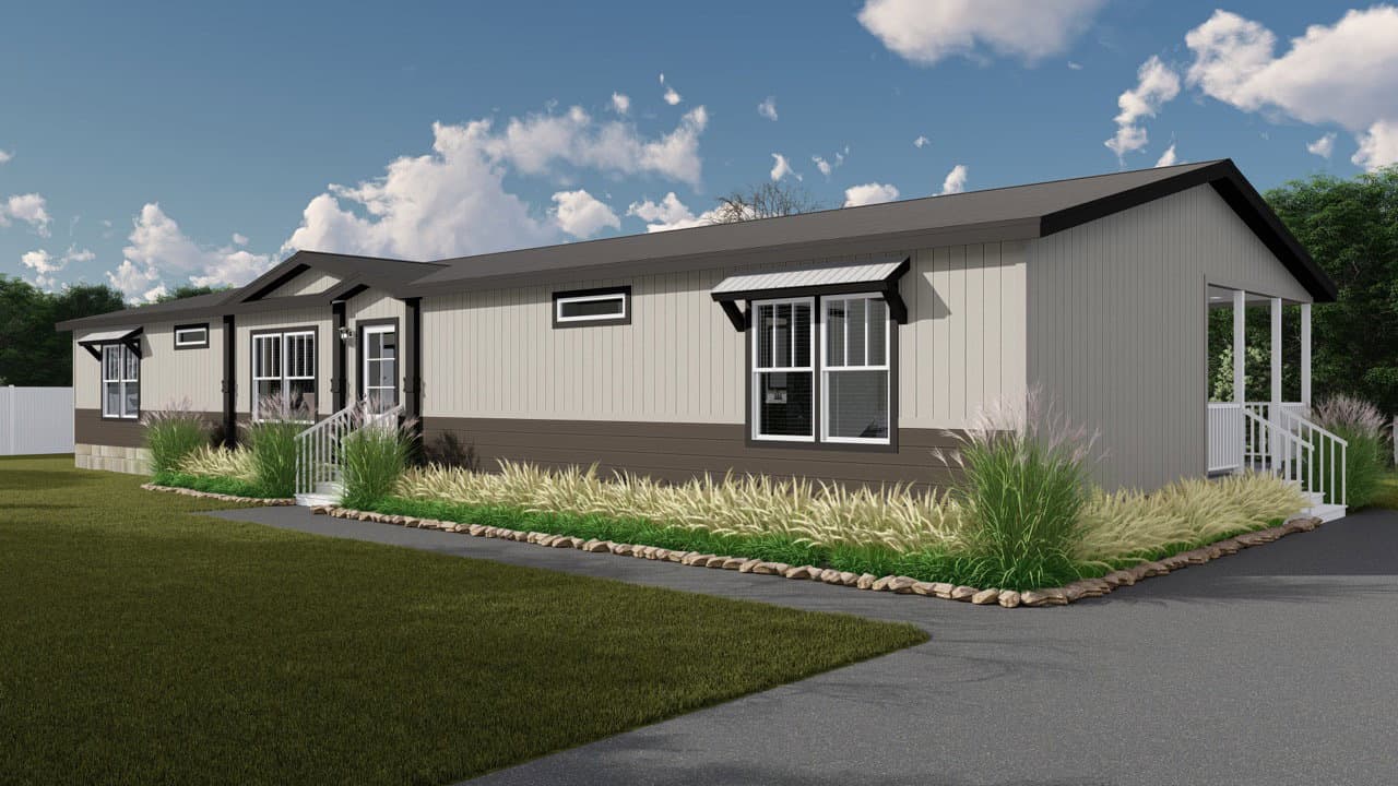 The chanel hero, elevation, and exterior home features