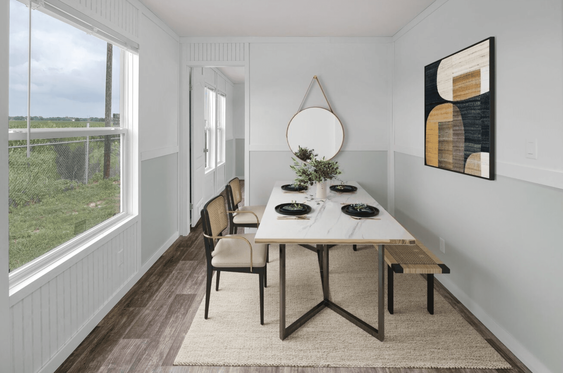 The cypress  home features