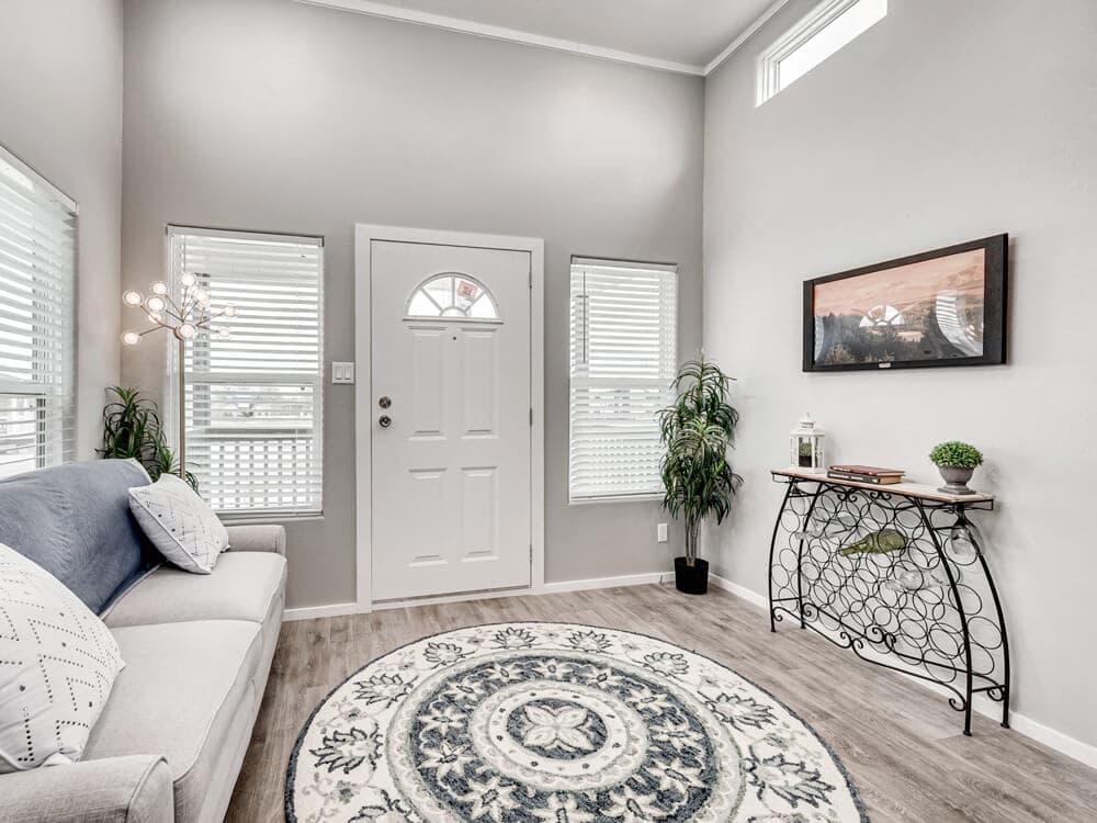 The anderson interior home features