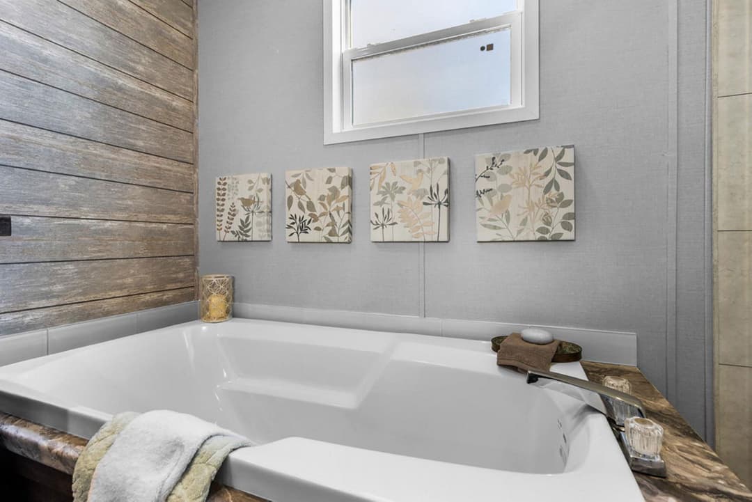 The frenchman bathroom home features