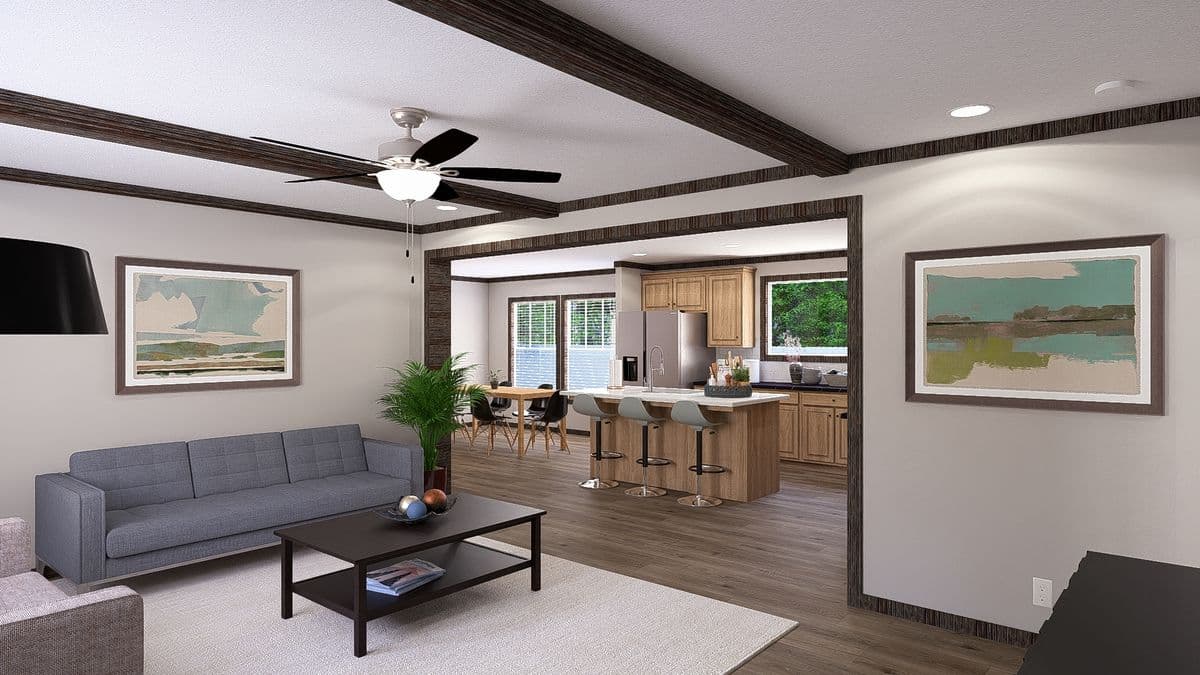 The jackson interior home features