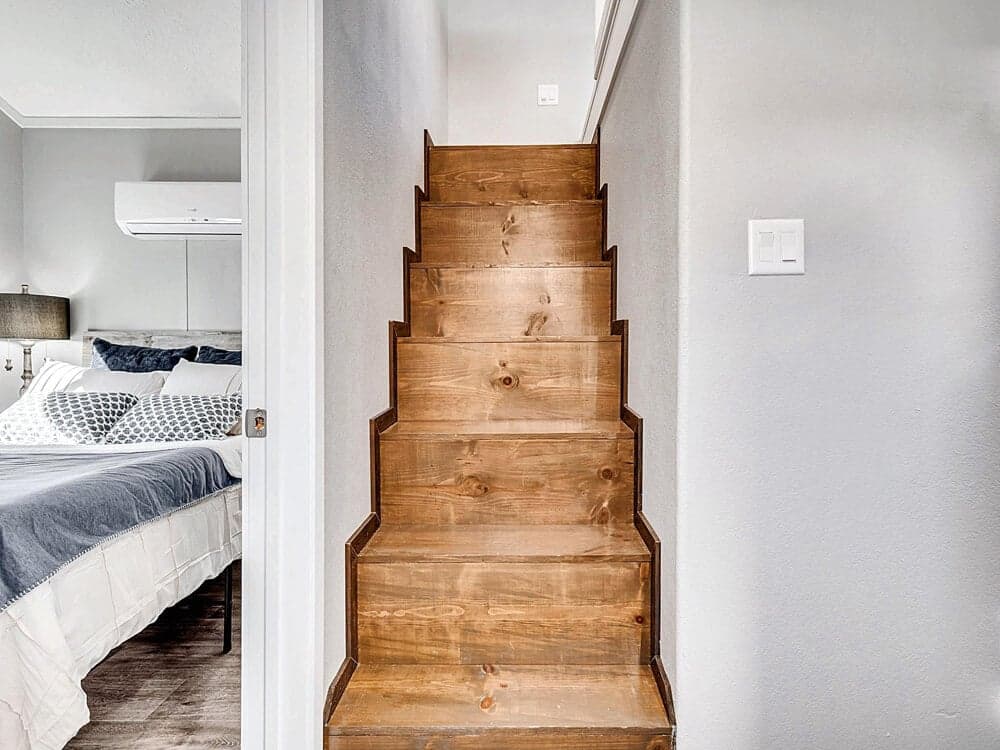 The copperwood interior home features