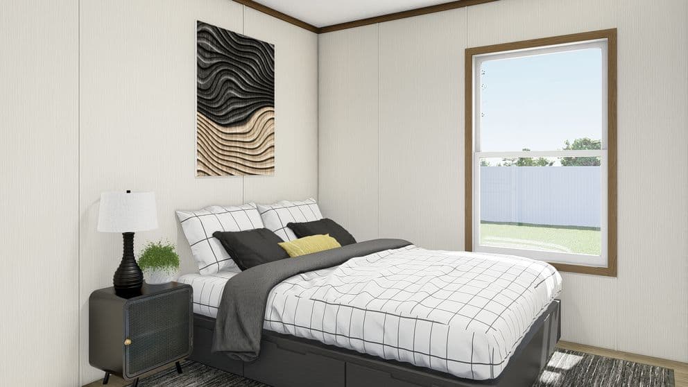 Glimpse bedroom home features