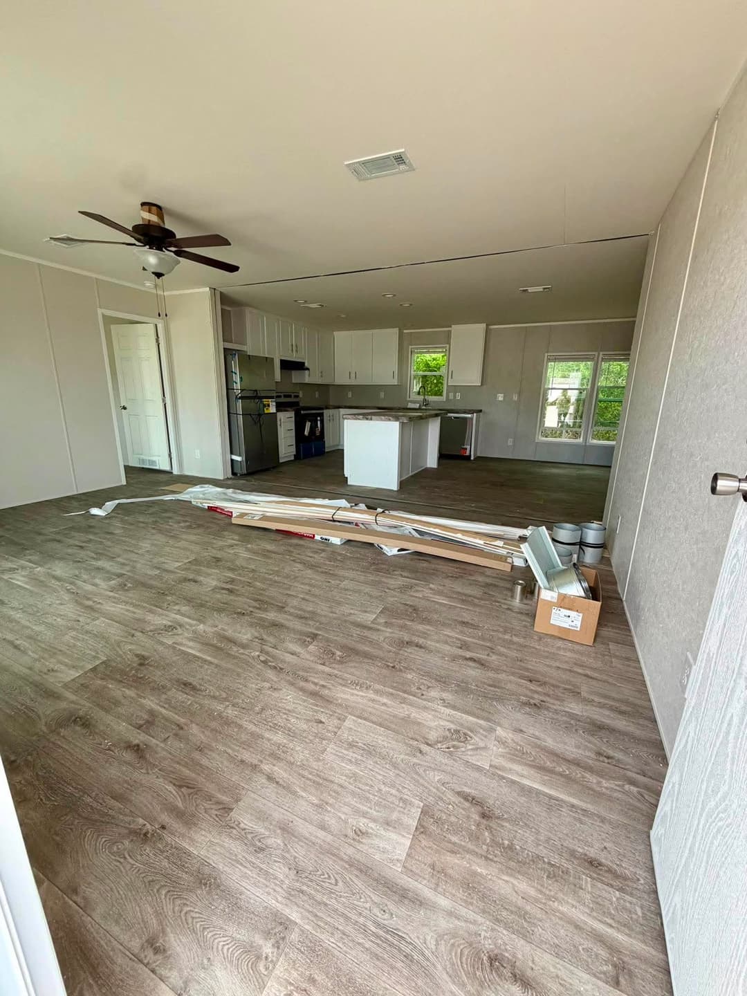 The white water  interior home features