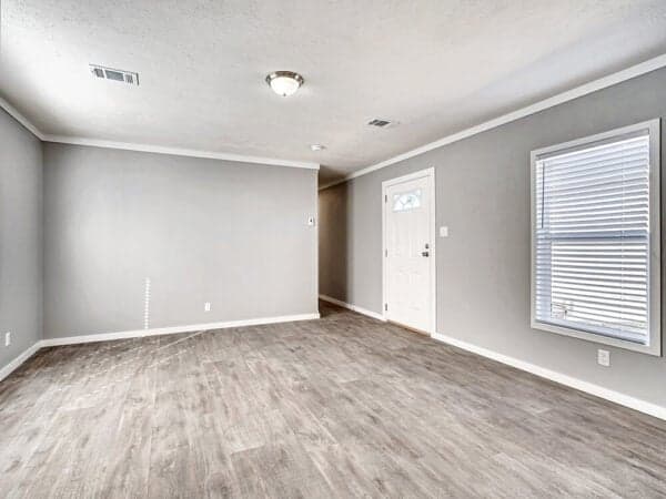 The tony interior home features