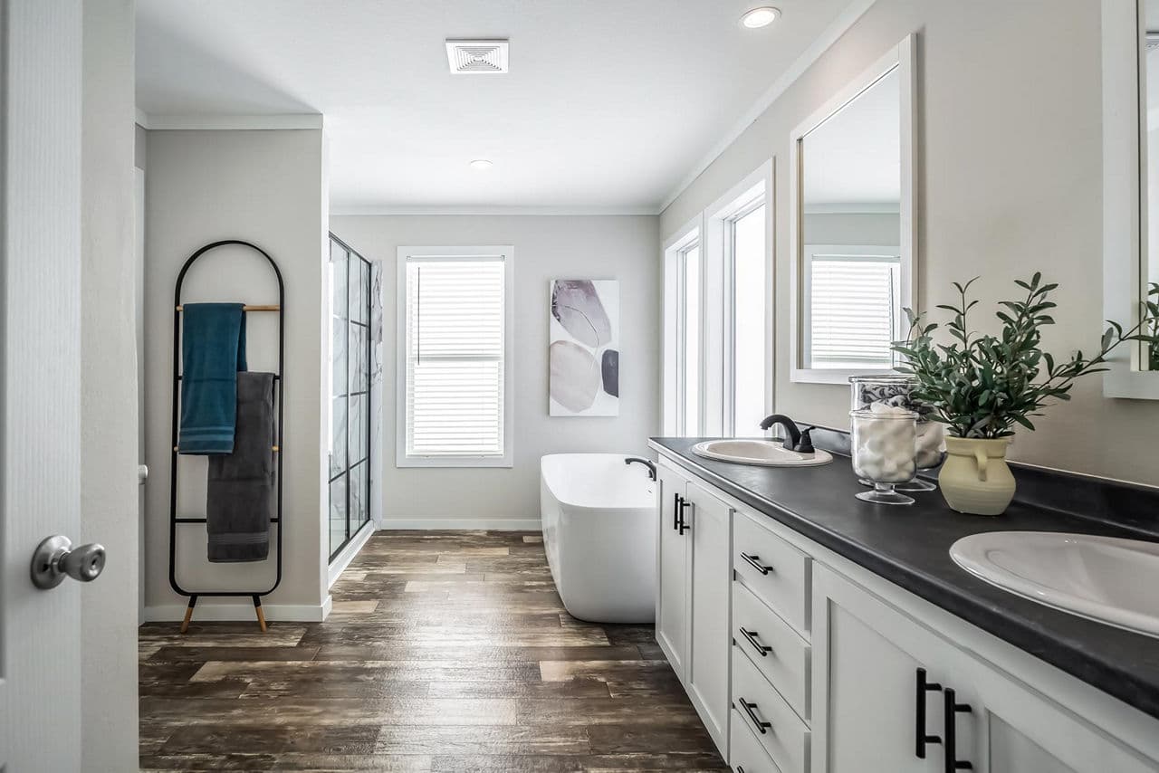 The pontchartrain bathroom home features