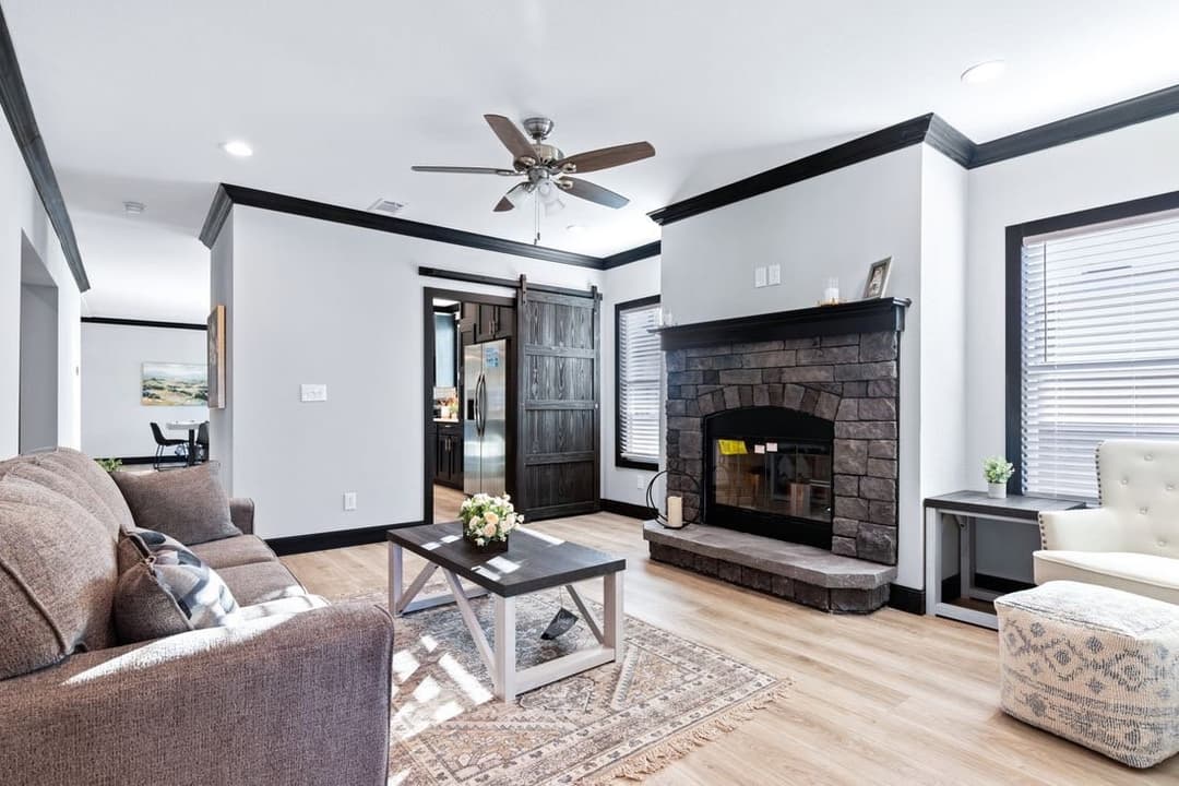 The louis interior home features