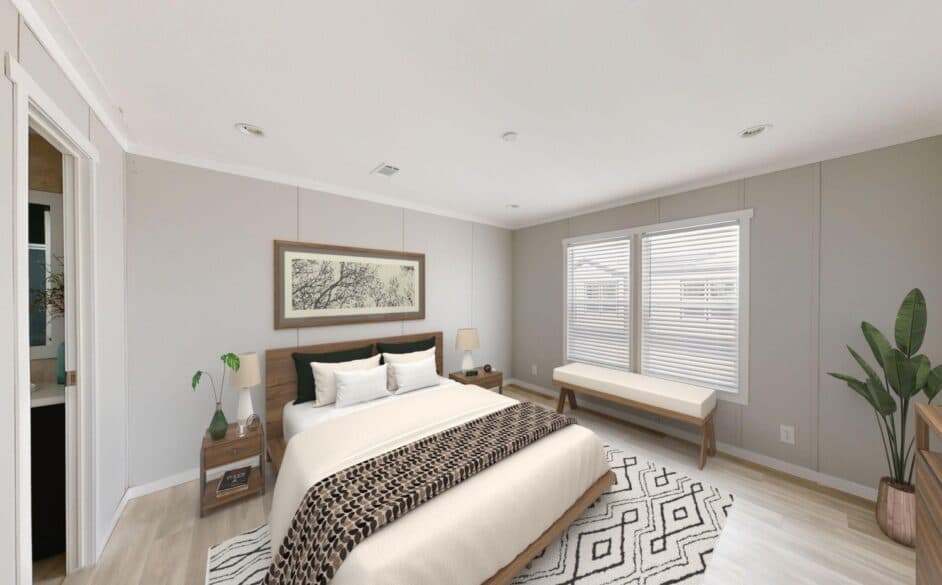 Frontier lodge t68s bedroom home features