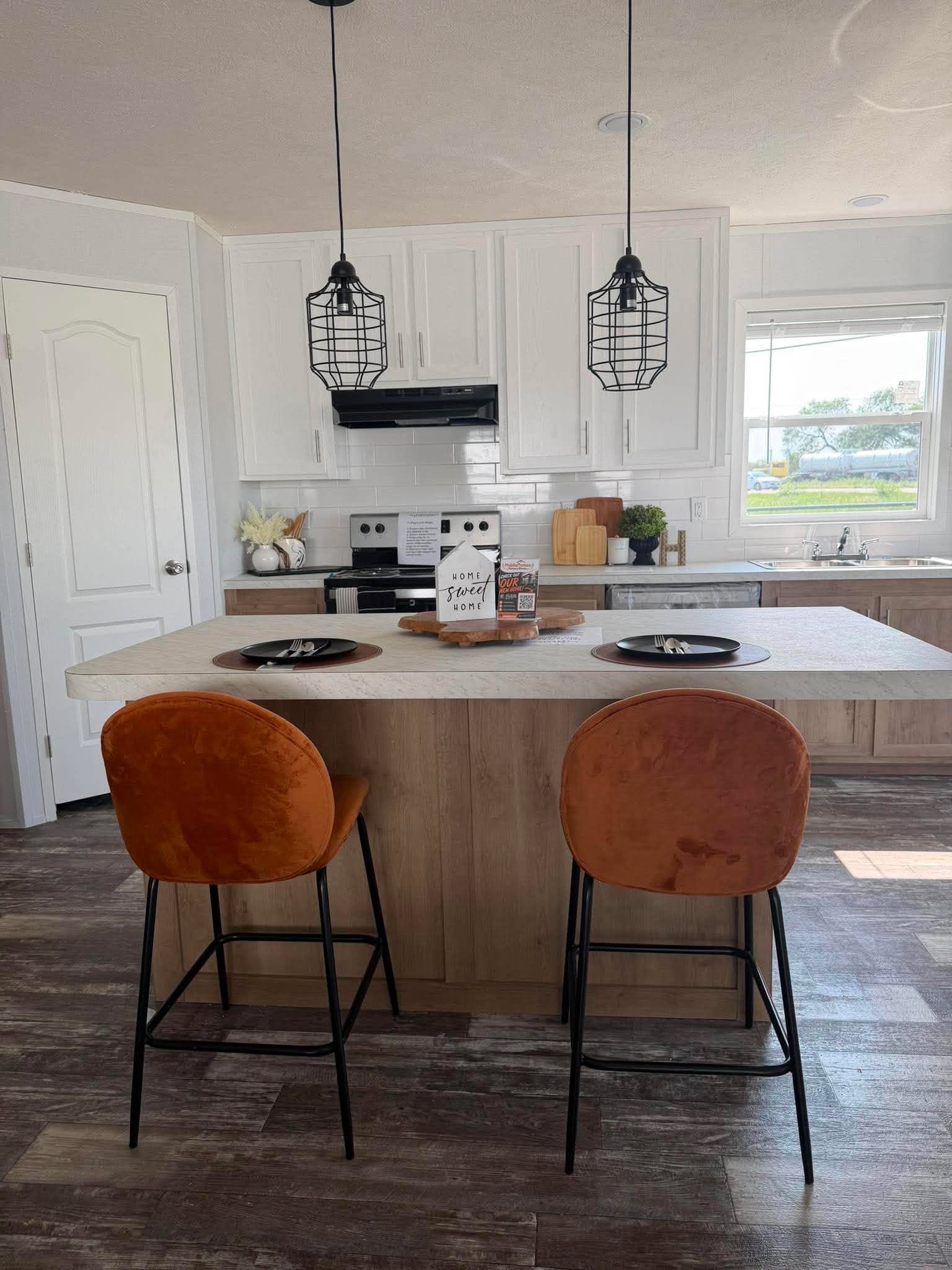 The verde ranch kitchen home features