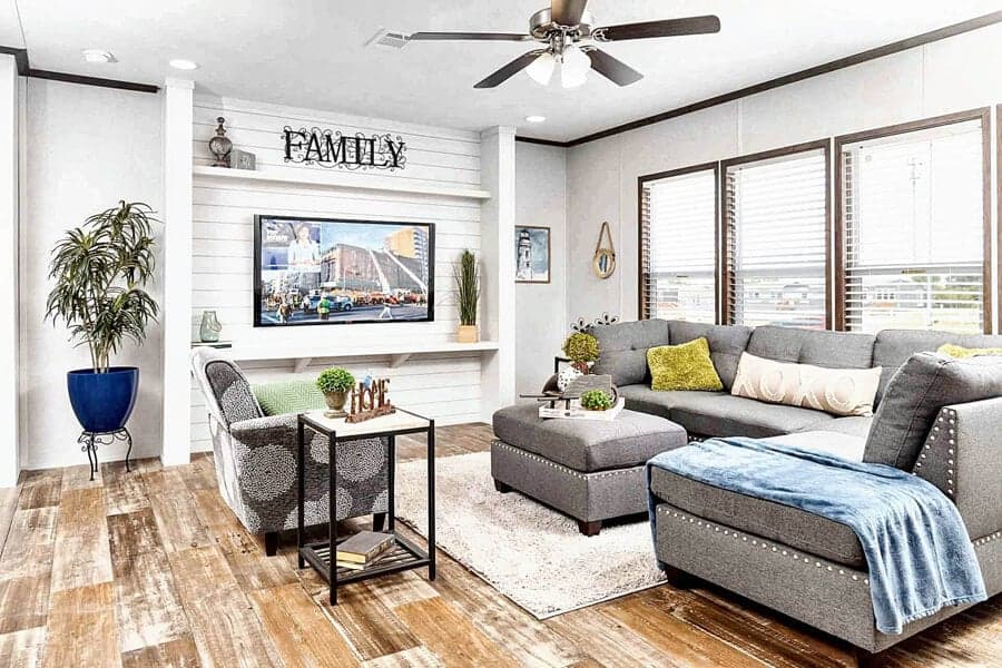 The whitehaven interior home features