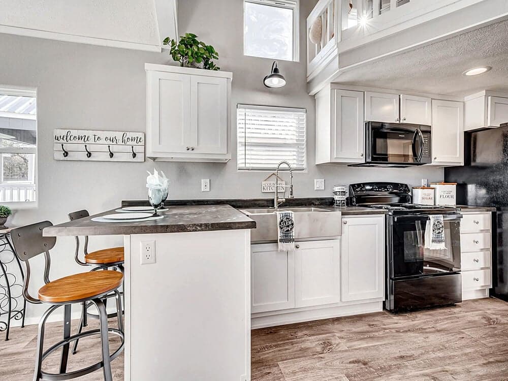 The copperwood kitchen home features