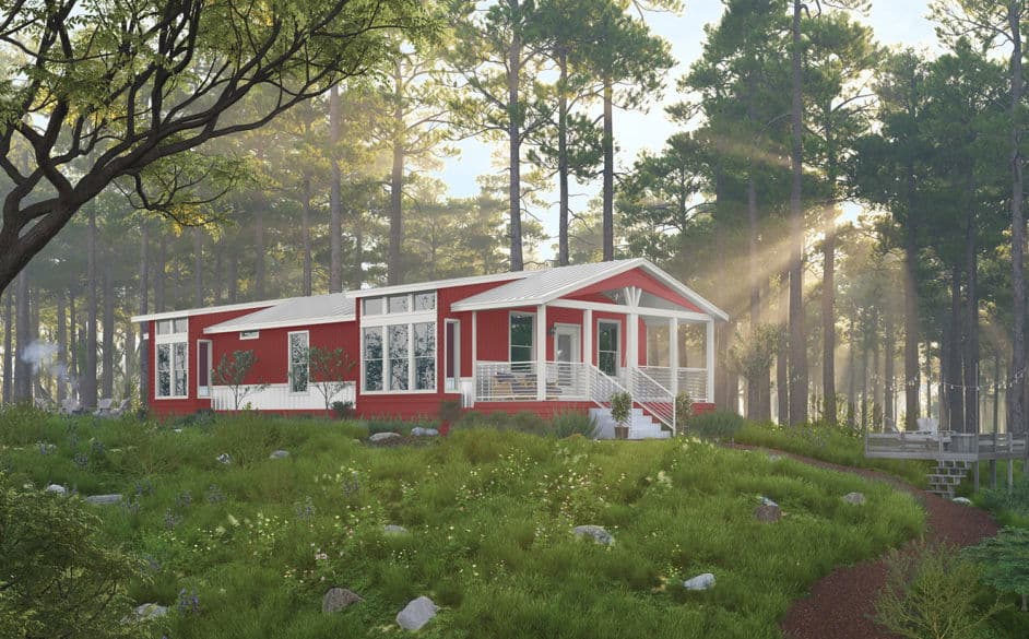 Swan l52ep8 elevation and exterior home features