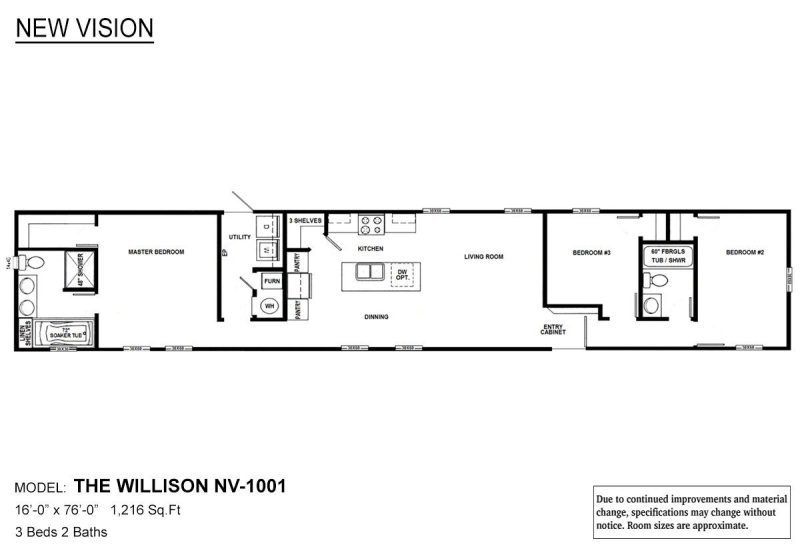 The Willison floor plans