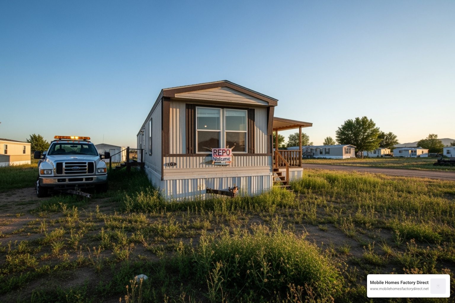 repossessed double wide mobile homes for sale