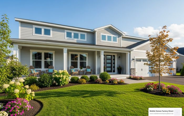 triple wide mobile home with 2 master suites